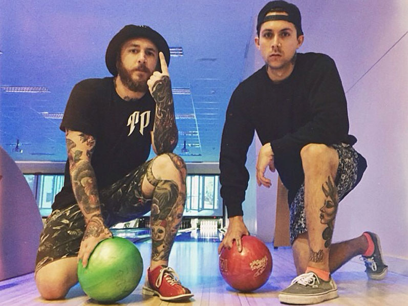 Two badasses at bowling