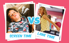 Swap screen time for lane time